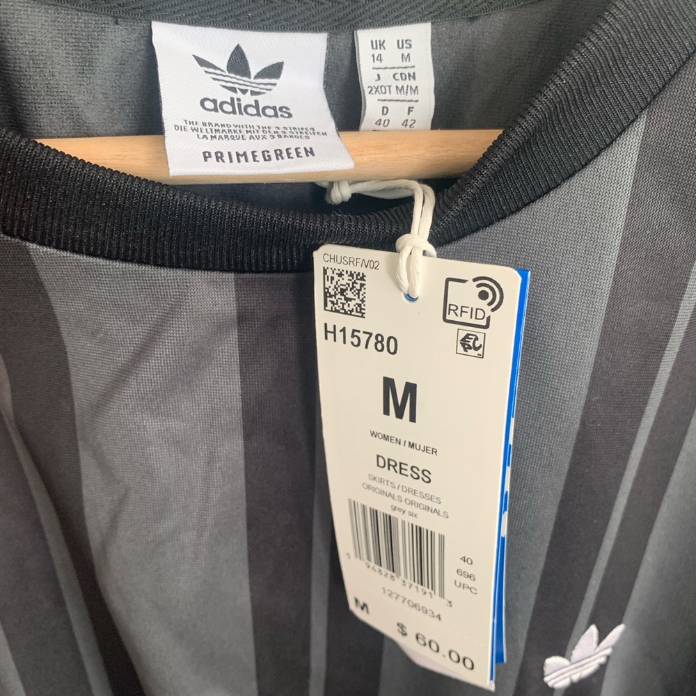 Adidas Smocked Stripe Dress | Soccer Dress - Picture 5 of 11